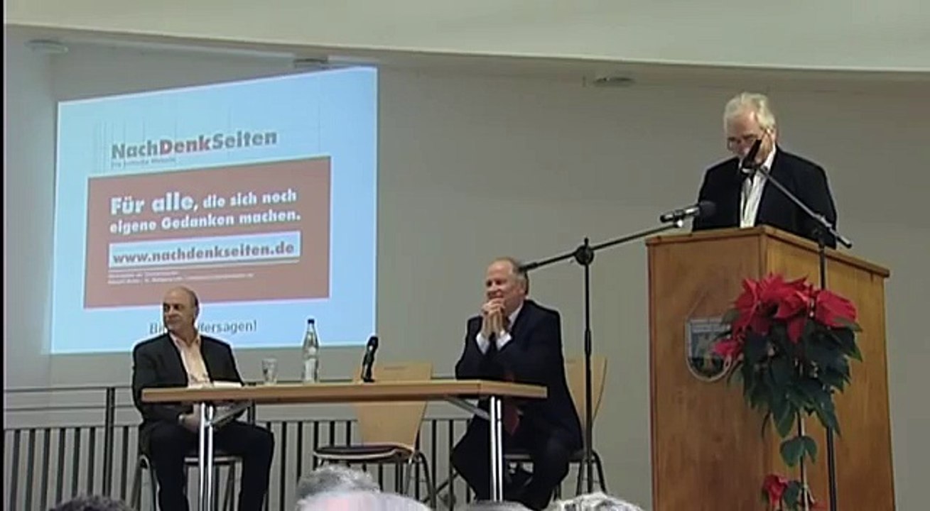 20.Pleisweiler Gespräch - Einführung Albrecht Müller