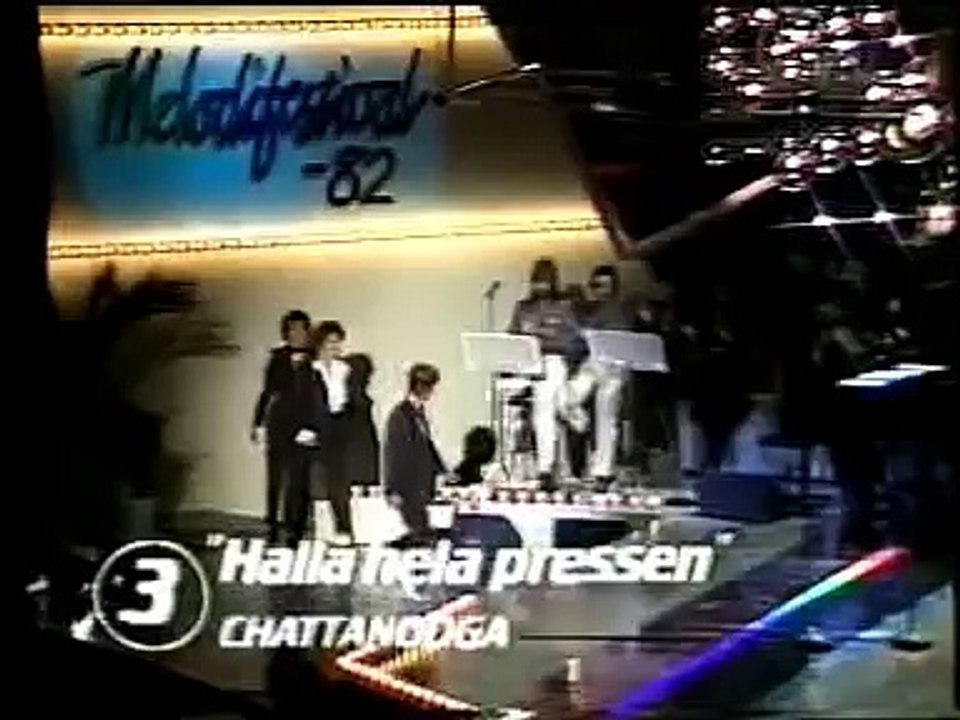 Chattanooga - Hallå Hela Pressen - Melodifestivalen 1982