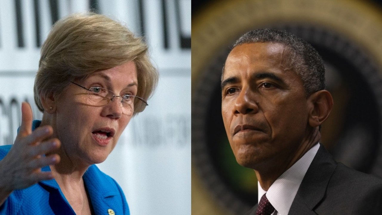 What is going on between Warren and Obama?