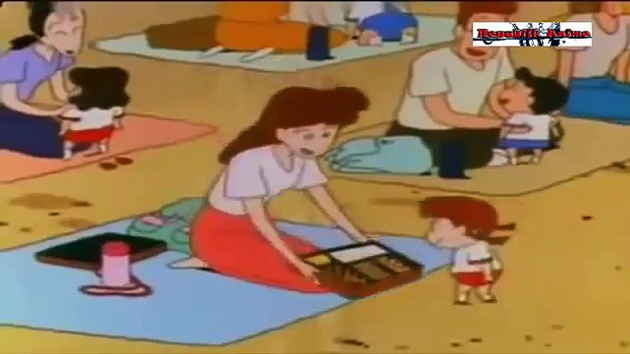 shinchan malay - lomba lari dengan mama ( Dub Malay )