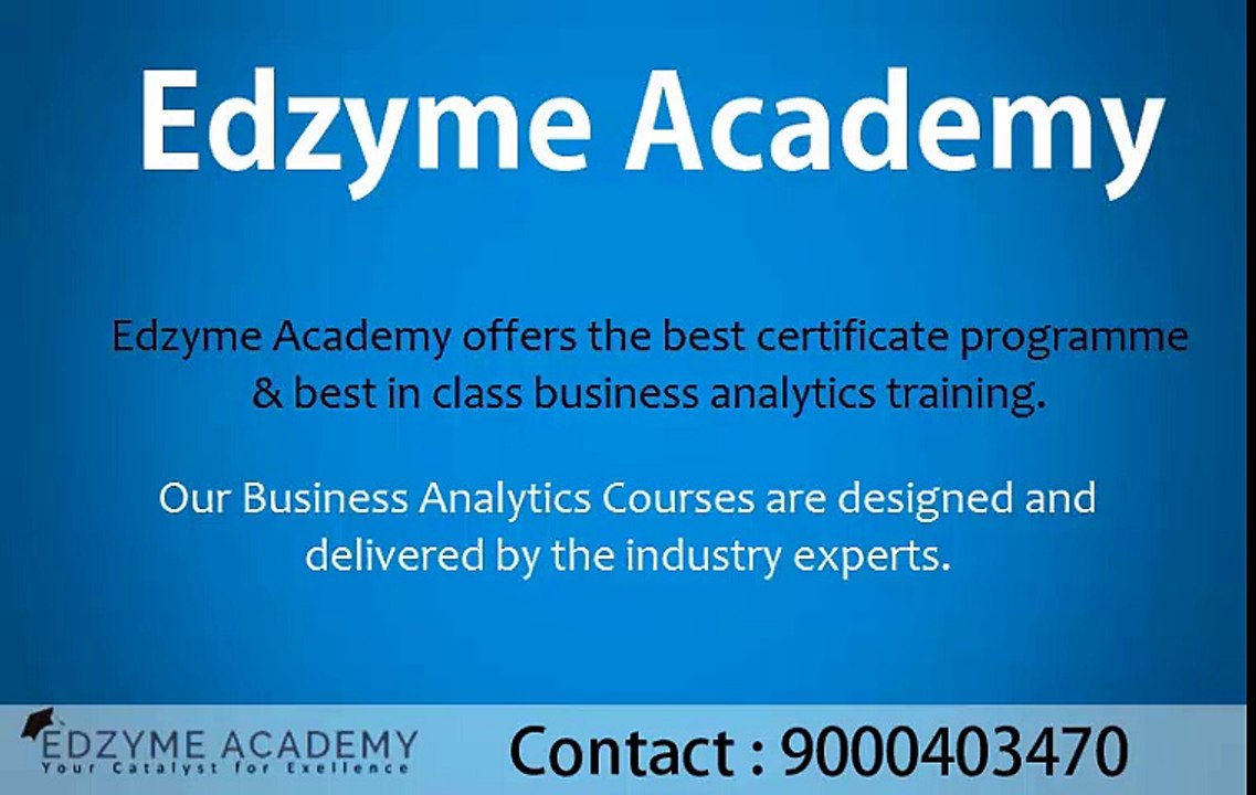 Edzyme Academy - Best Data Science Courses