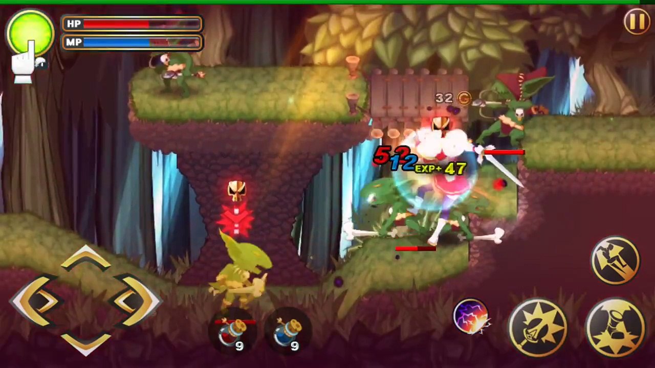 Arcane Soul - Android IOS - Ellisa Act 1 Lv. 04 - Gameplay