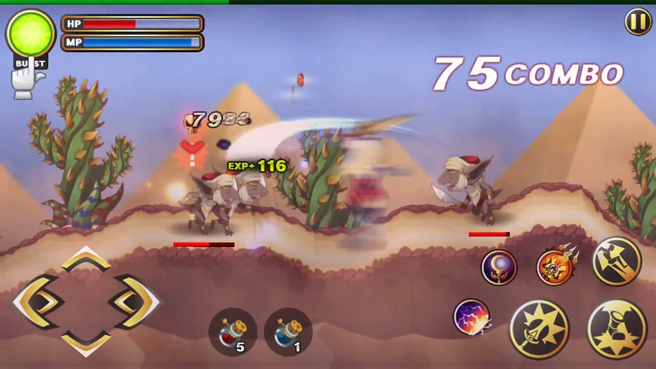 Arcane Soul - Android IOS - Ellisa Act 2 Lv. 10 - Gameplay