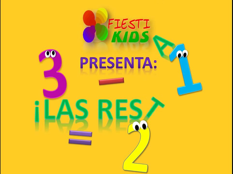 Aprendiendo A Restar! Matemáticas para Niños (Video Infantil) HD