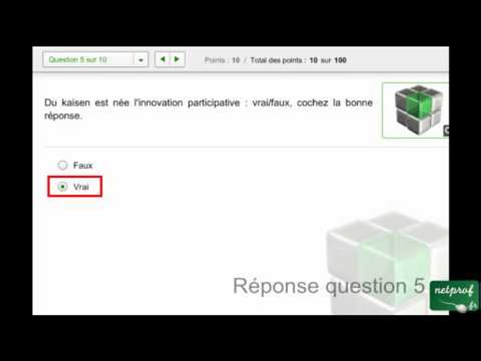 Quiz Management de l'innovation