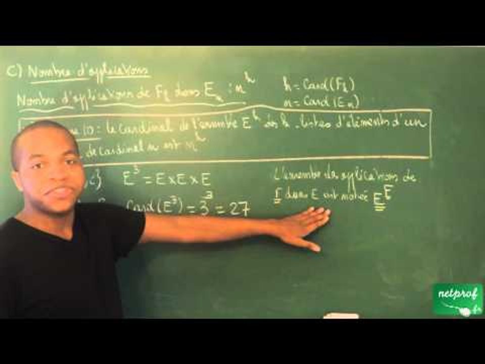 ACM / Ensembles, applications - Dénombrement / Nombre d'applications (BCPST)