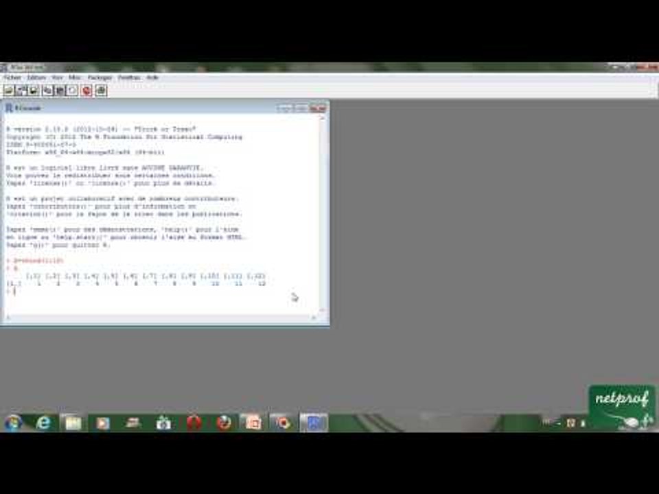 Création des matrices