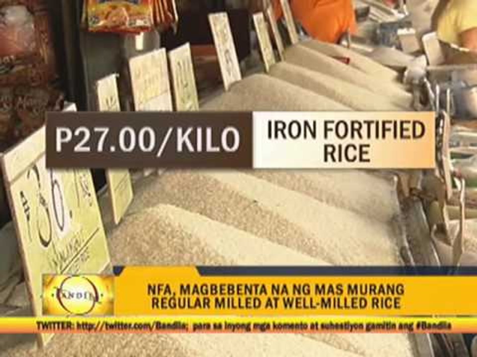 NFA to sell cheaper rice
