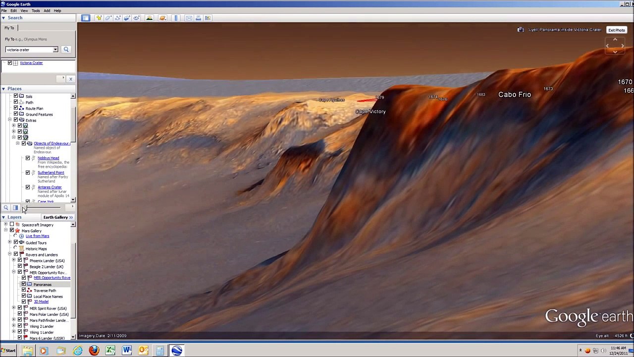 Google Mars - Google Map - Google Earth