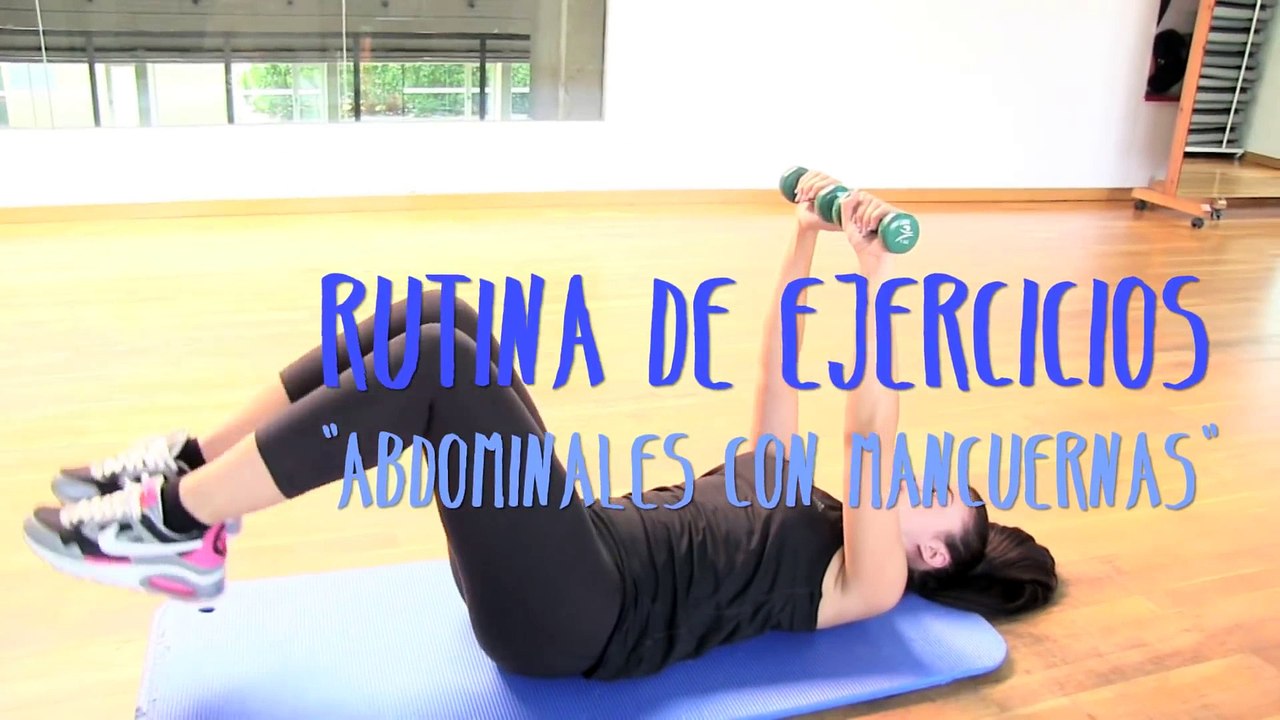 EJERCICIOS DE ABDOMINALS CON MANCUERNAS (1080p)