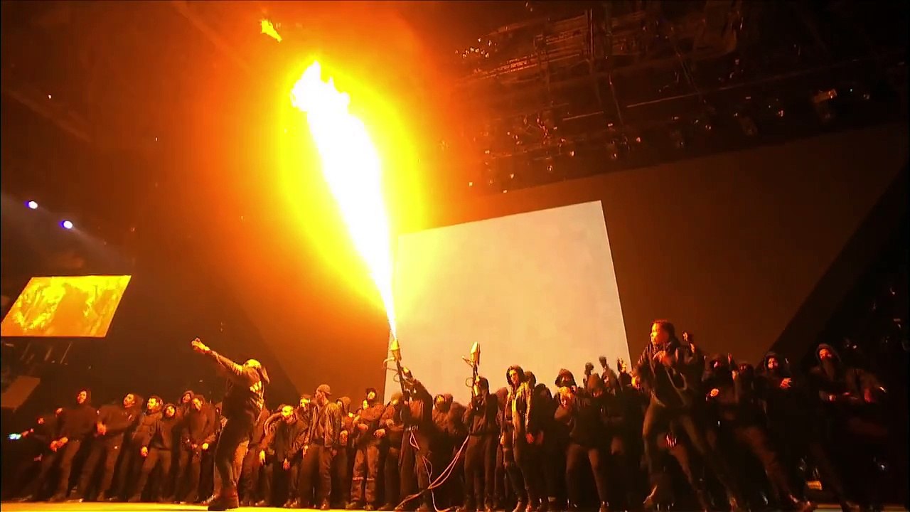 Kanye West ft. Theophilus London, Allan Kingdom & Paul McCartney - All Day (Live at 2015 BRIT Awards) (Explicit)