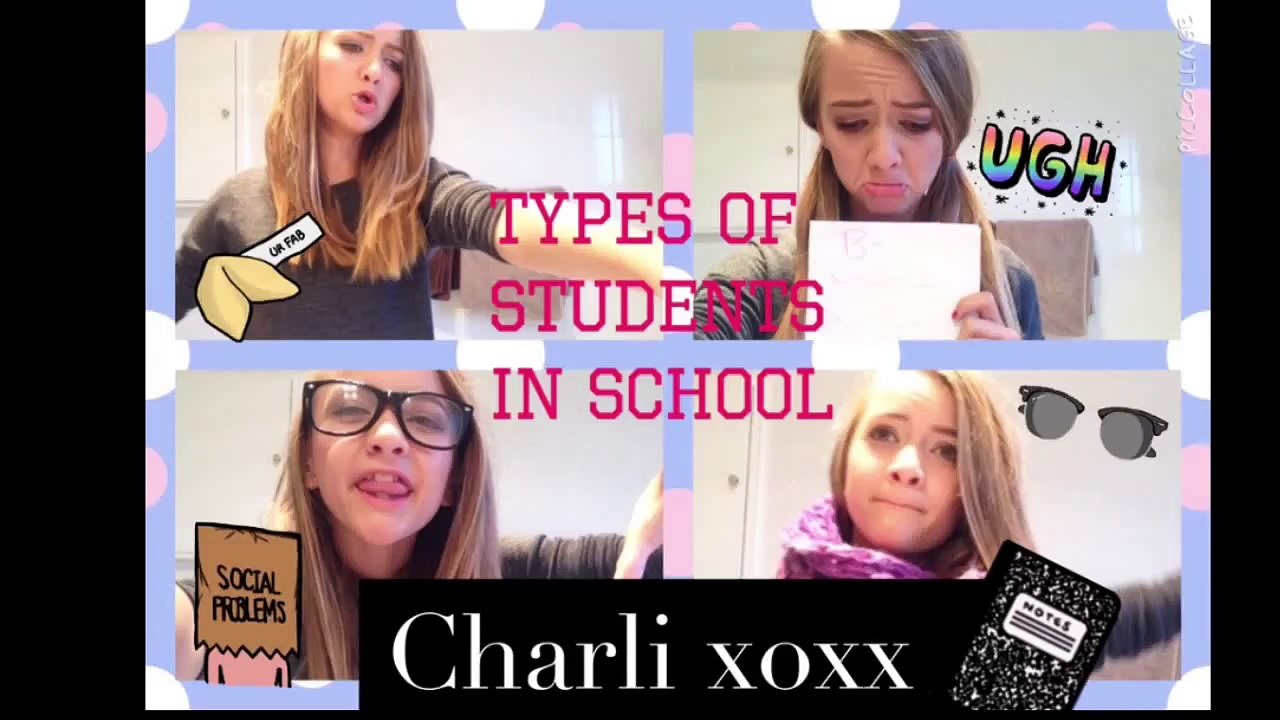 Types of students in school | charli xoxx