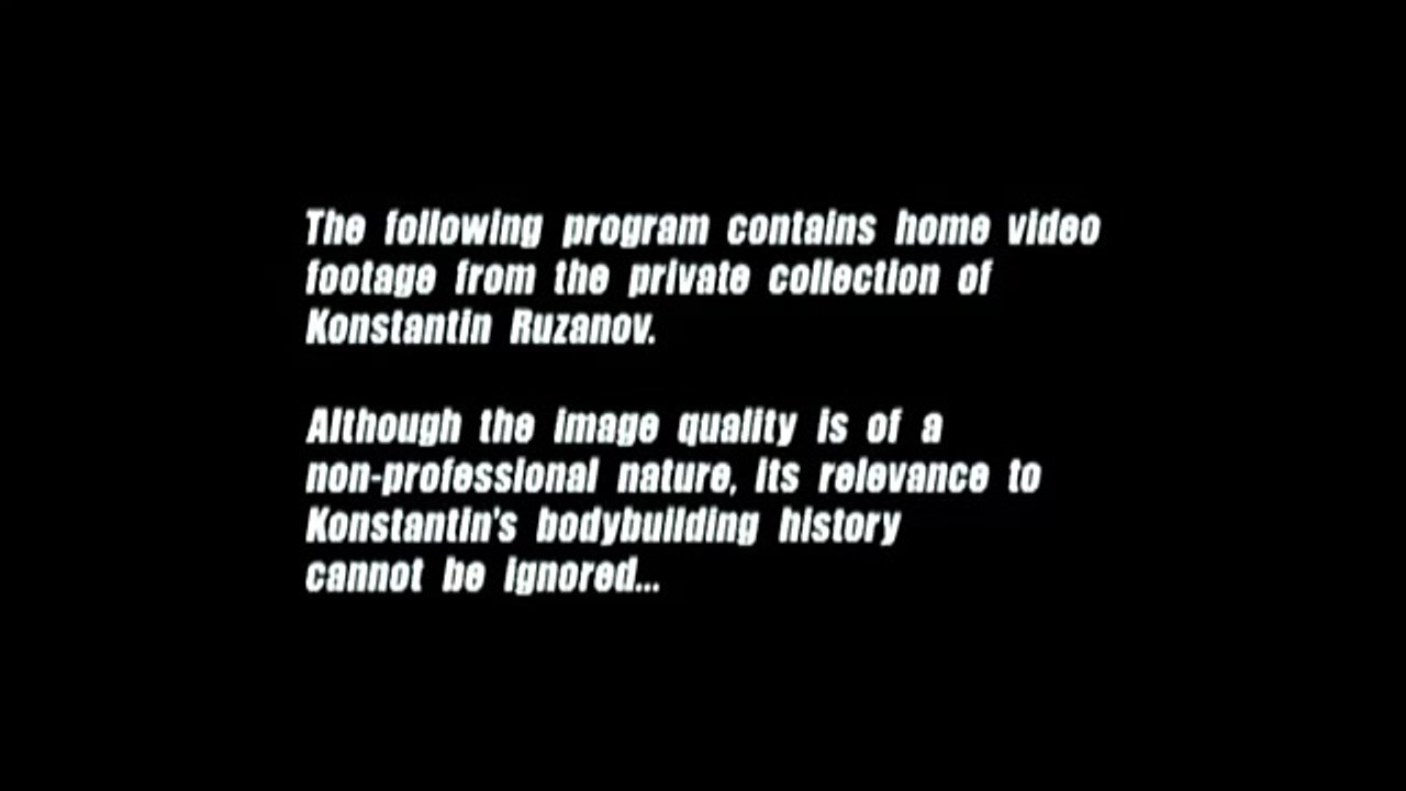 "Making muscles" bodybuilding history of Konstantin in Ukraine and USA