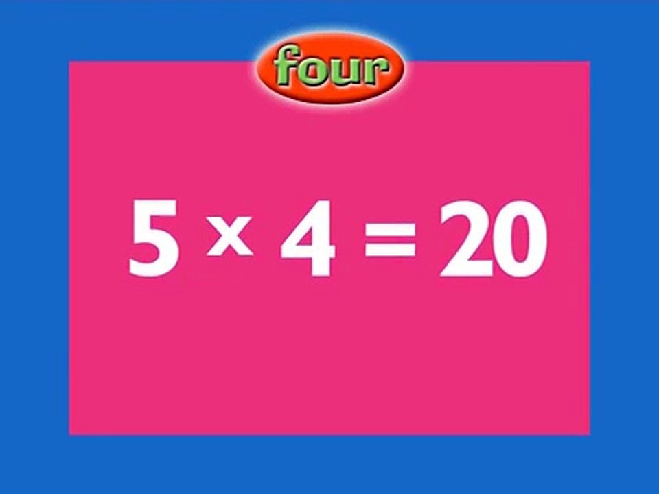 4 Times Tables Multiplication - Children love to sing kids songs for learning