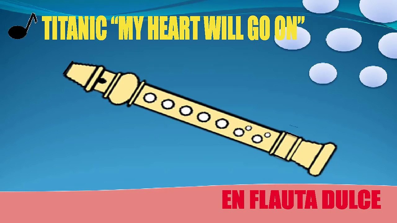 TITANIC EN FLAUTA "CON NOTAS EXPLICADAS"