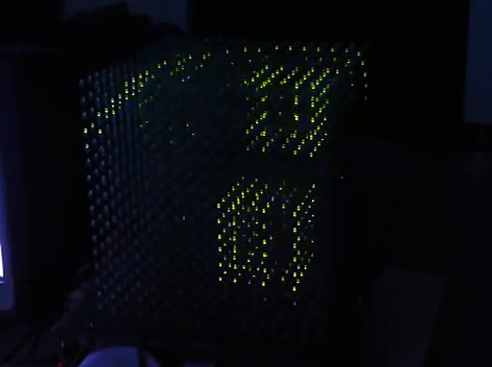 3D LED Display 16*16*16