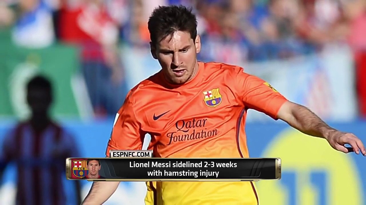 ESPN FC Injury Report: Lionel Messi's hamstring injury