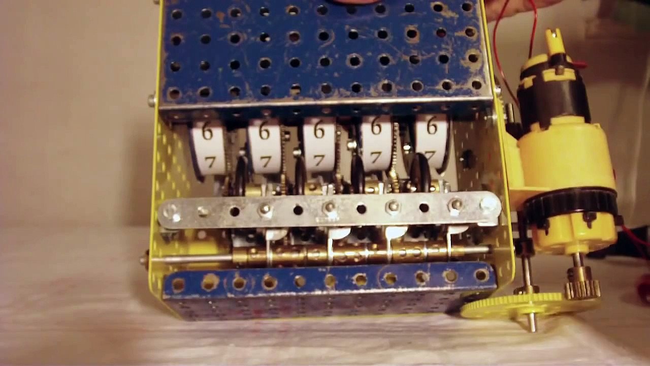 Meccano Decimal Counter
