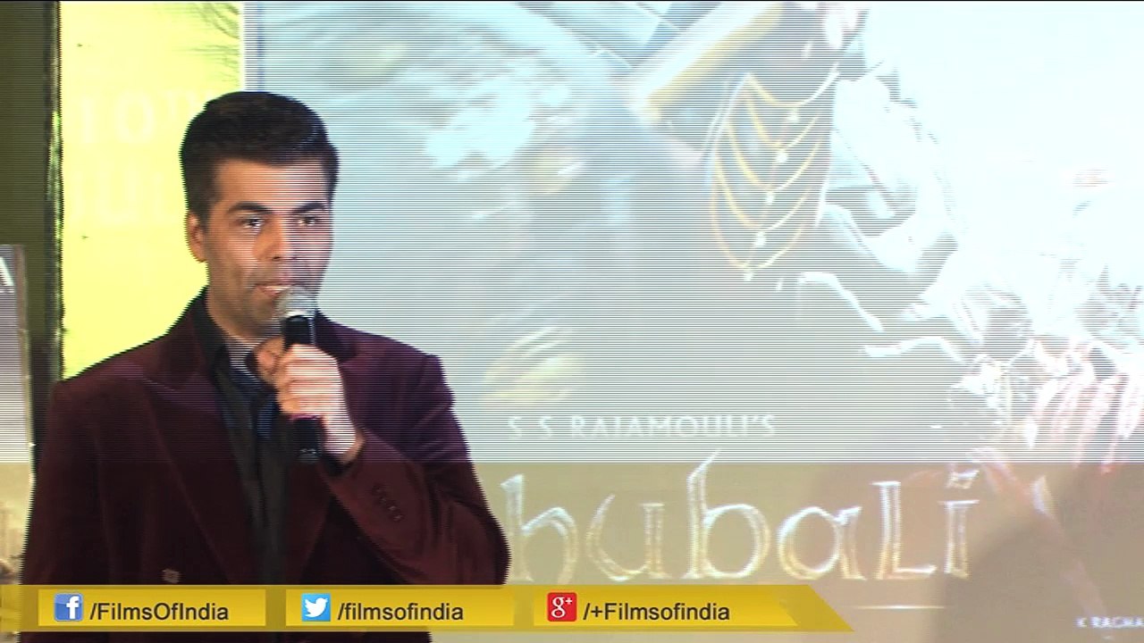 Karan Johar Promotes 'Baahubali'