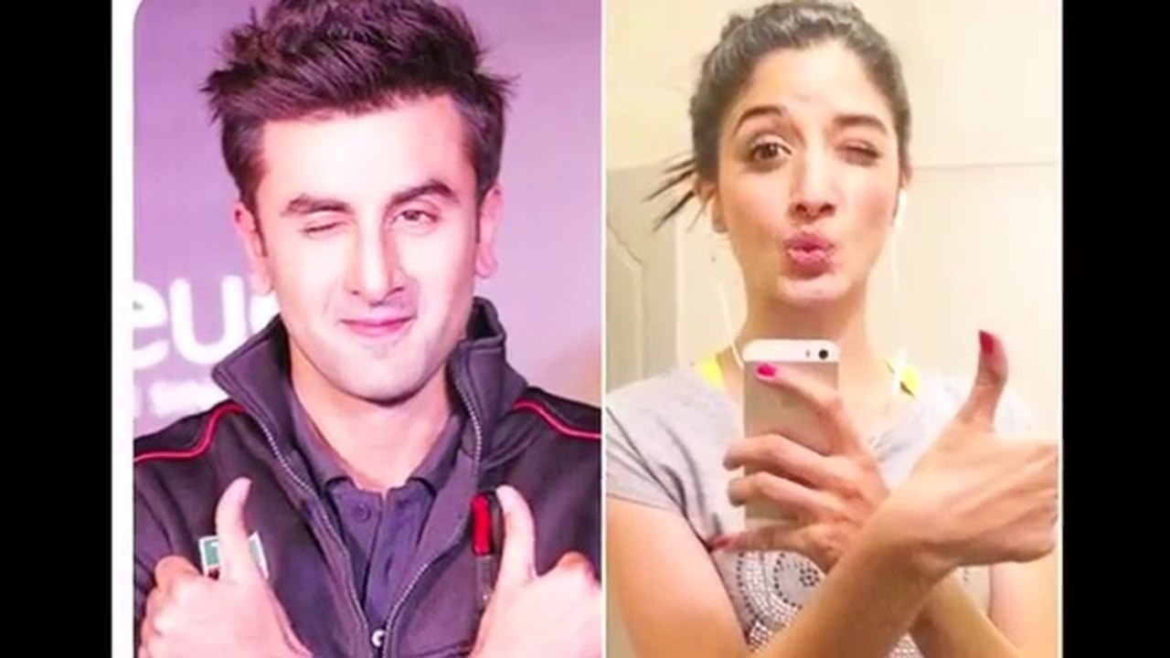 mawra hocane kiss with RanbirKapoor