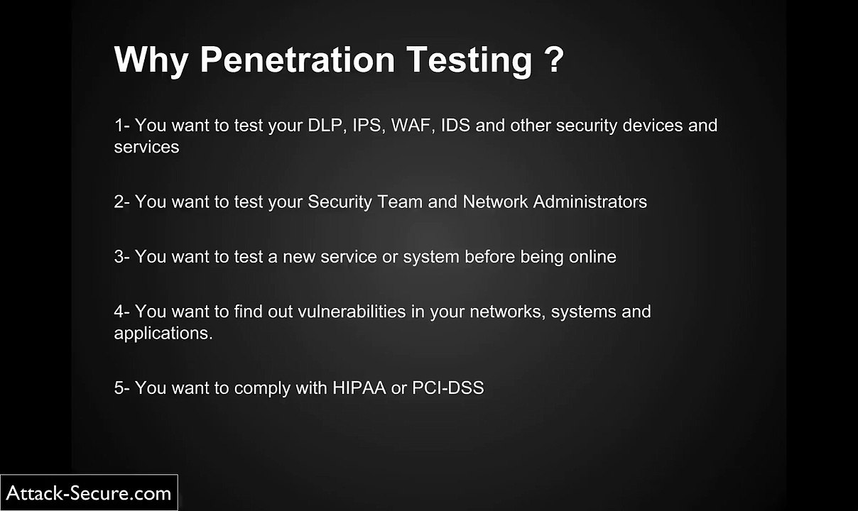 9.Why Penetration Testing