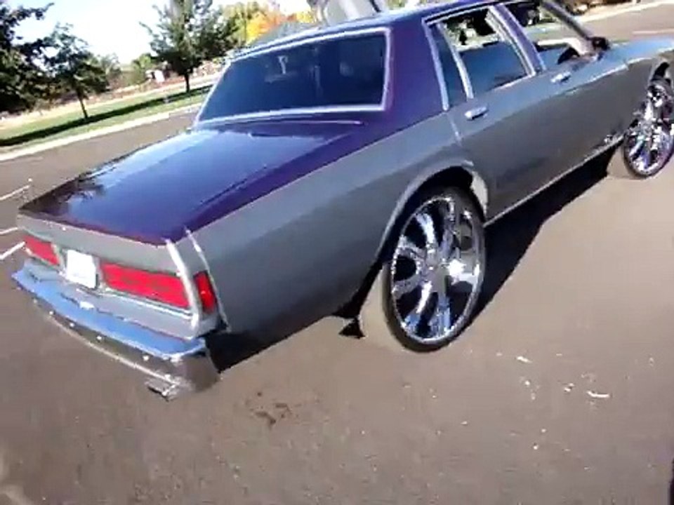 box chevy caprice on 26's