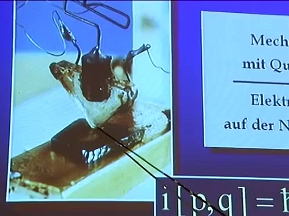 Mechanik mit Quanten: Elektronik auf der Nanoskala