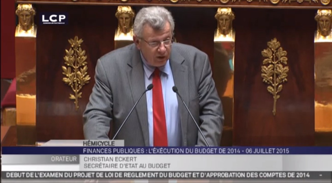 TRAVAUX ASSEMBLEE 14E LEGISLATURE : Projet de loi sur le règlement du budget