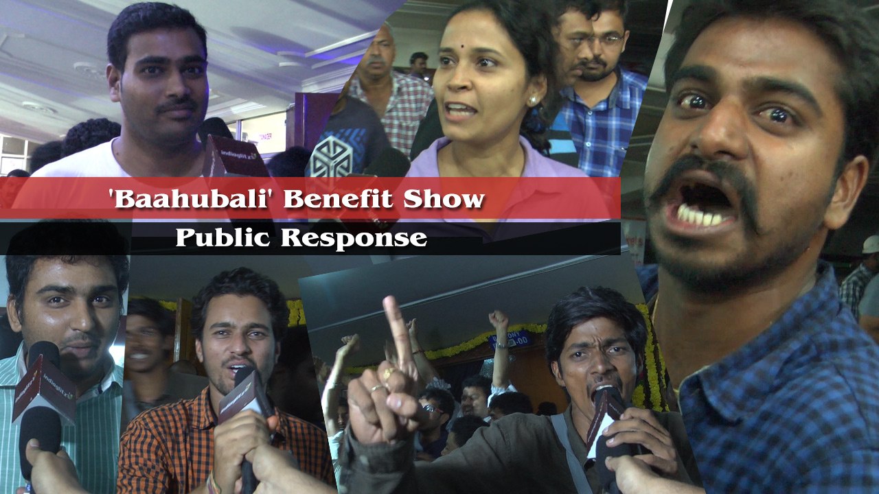 'Baahubali' Benefit Show l Public Response