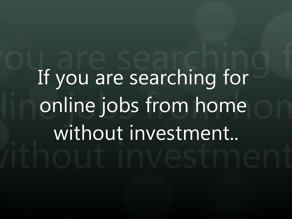 Online data entry jobs