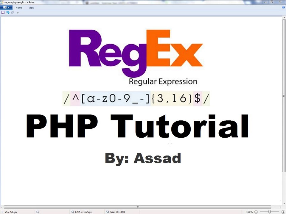 Intro to RegEx (Regular Expression) PHP Urdu/Hindi