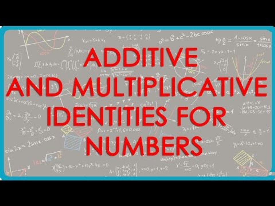 9 Additive and Multiplicative identities for Whole Numbers