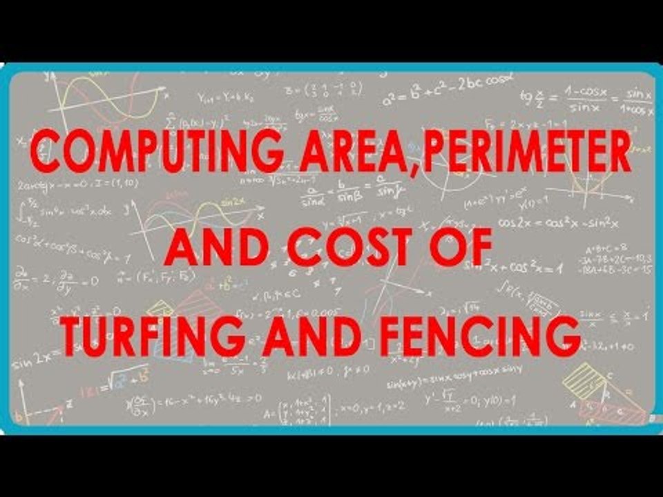 1133.Computing Area, Perimeter and Cost of Turfing and Fencing a Rectangular Field