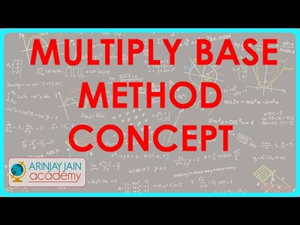 1299. Vedic Maths   Multiply Base Method concept