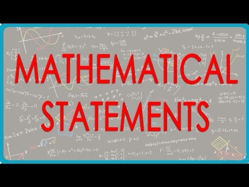1322. Whether follwing sentences are Mathematical statements