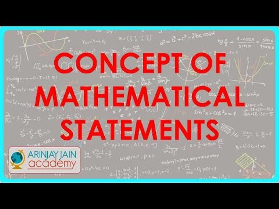 744.Concept of Mathematical statements