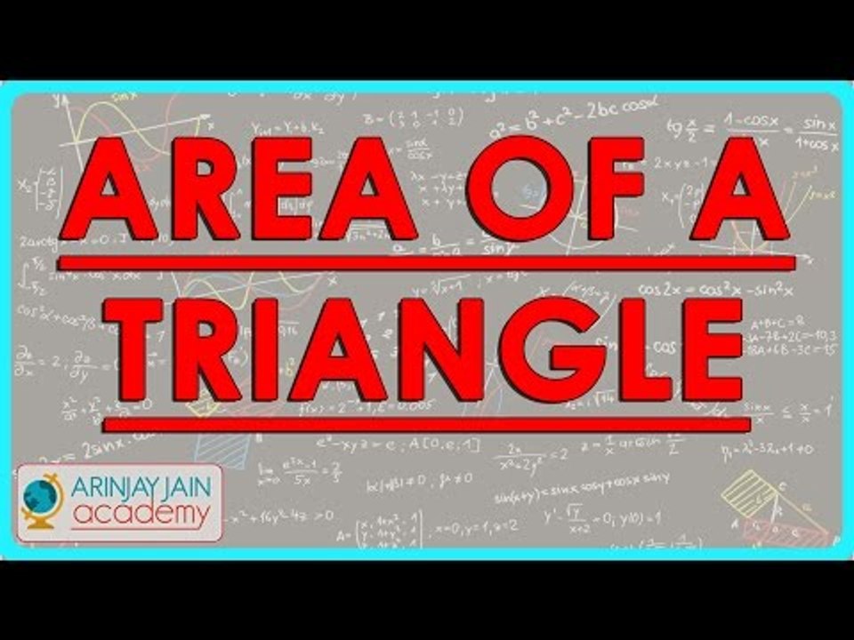 Area of a Triangle - Mathematics Class 7