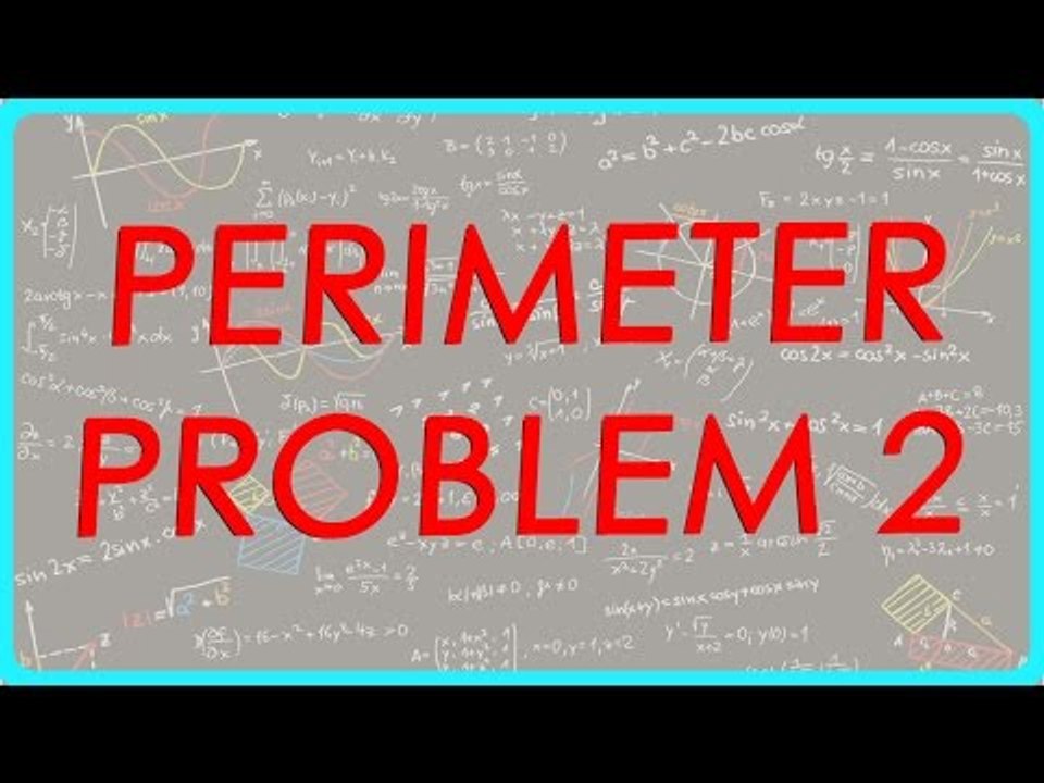 CBSE and ICSE Class VI Maths: Perimeter Problem 2