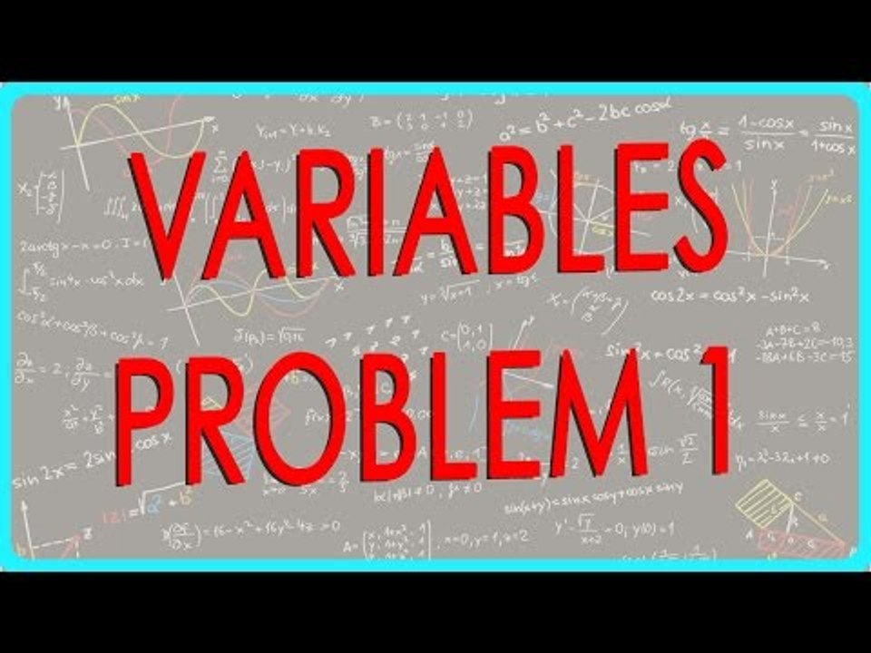 $ CBSE Class VI Maths,  ICSE Class VI Maths -   Variables Problem 1