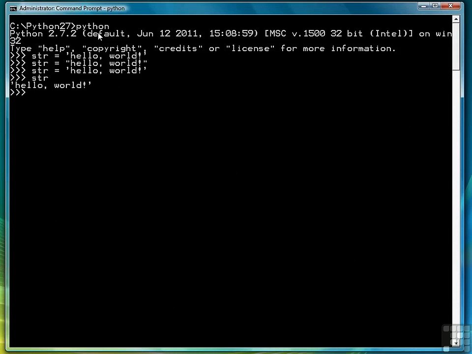 9. Python programming - Strings