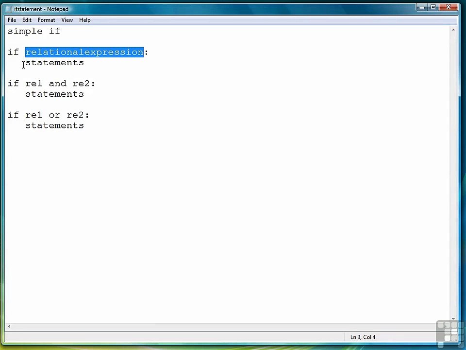 22. Python programming - if statement