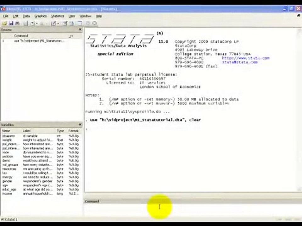 STATA Tutorials: Binary Logistic Regression