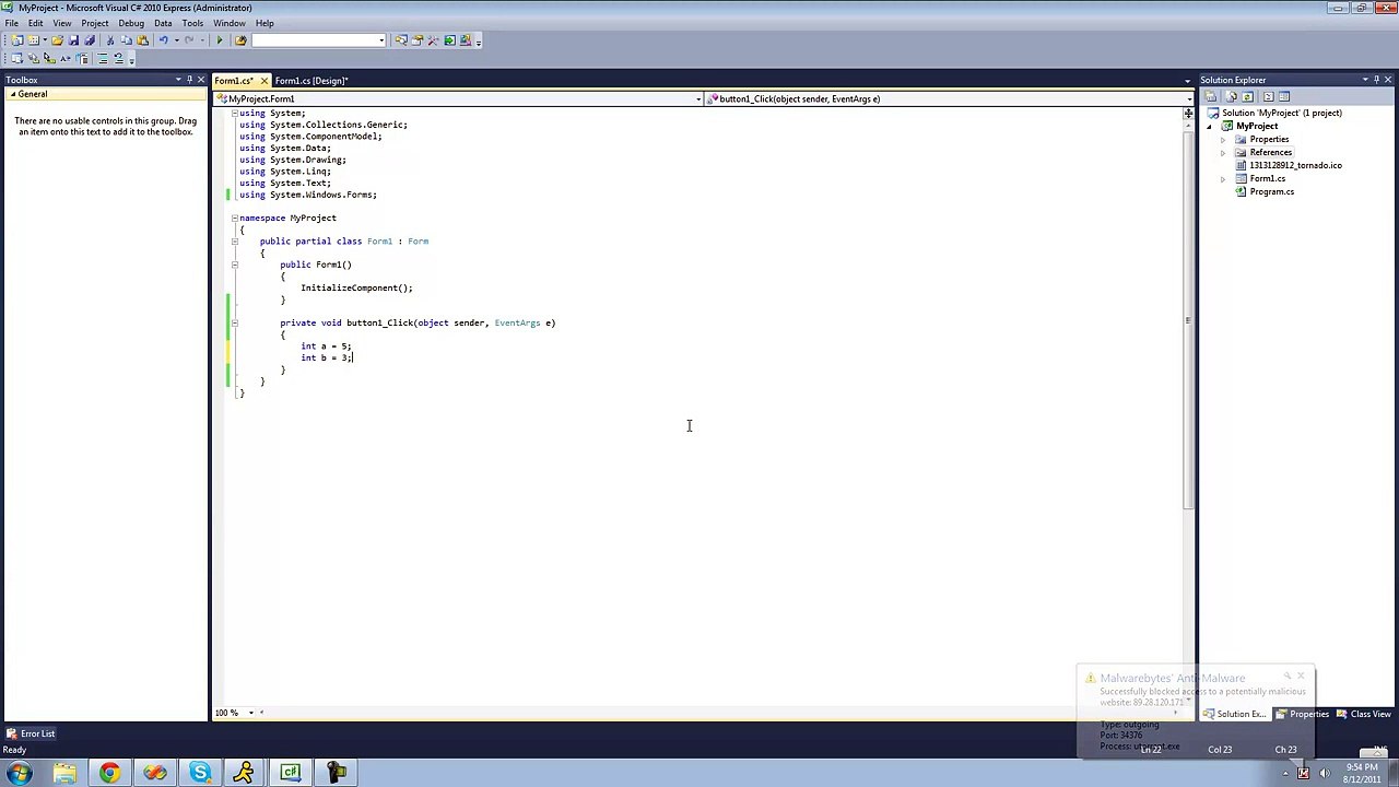 C# Beginners Tutorial - 10 - Mathematical Operators