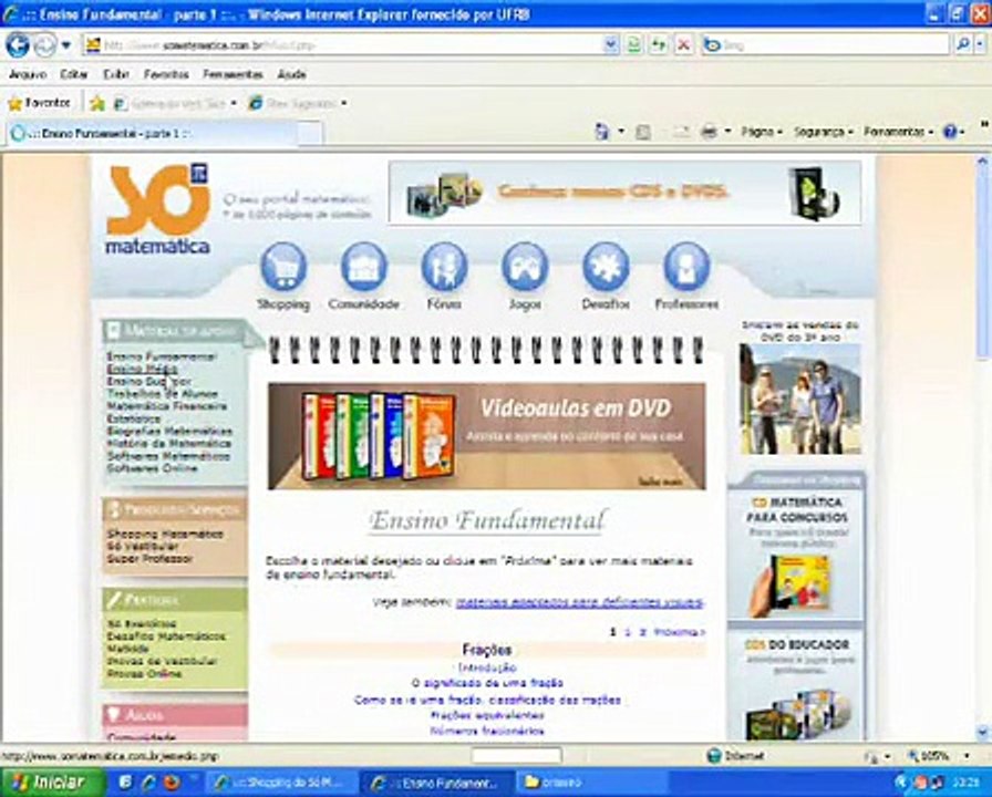 Aula de metodologia do ensino da matemática, UFRB CFP 2010.2