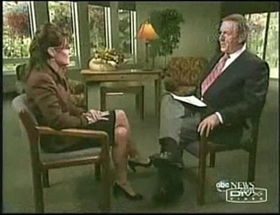 Palin Gibson ABC Interview - On National Security (major gaffe)