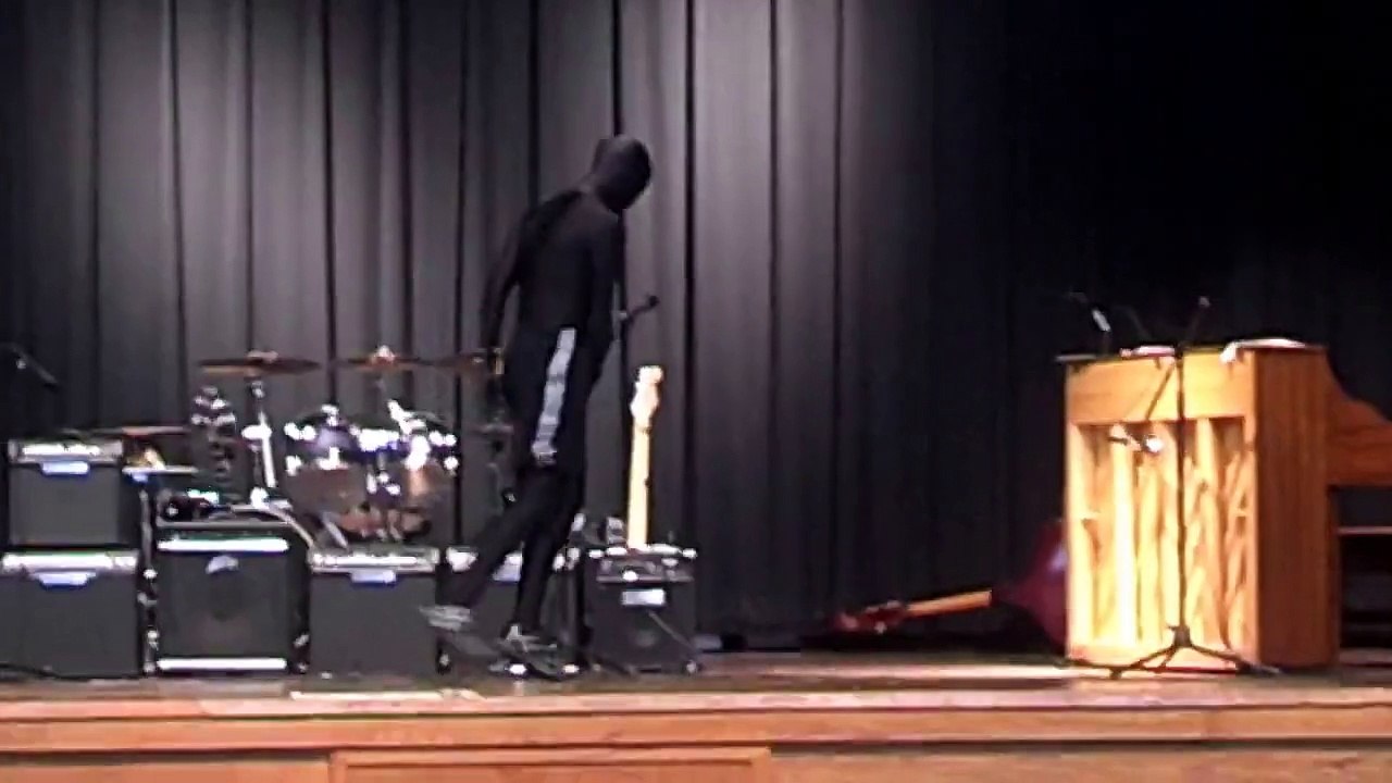 Black Morph Suit Talent Show Dance