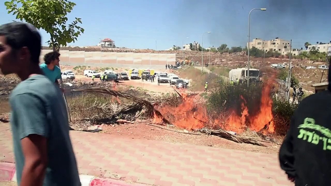 Heurts entre la police israélienne et des colons en Cisjordanie