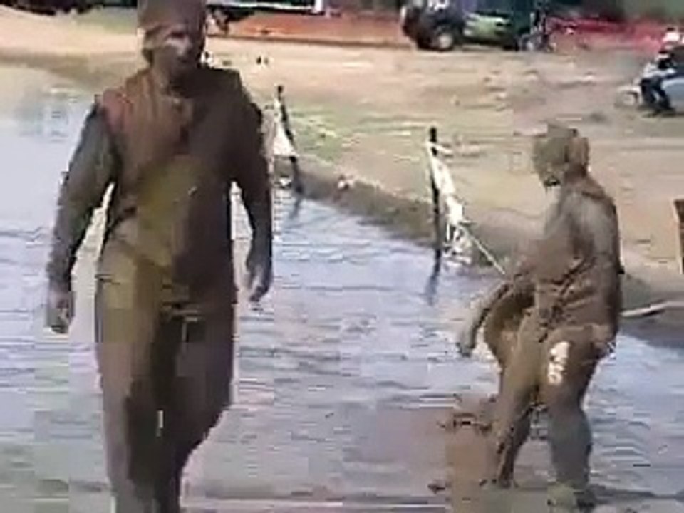 Delaware Mud Run 5K End shower