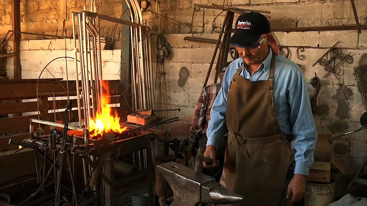 Fragua hierro forjado HECHO EN MÉXICO Forge wrought iron made in México