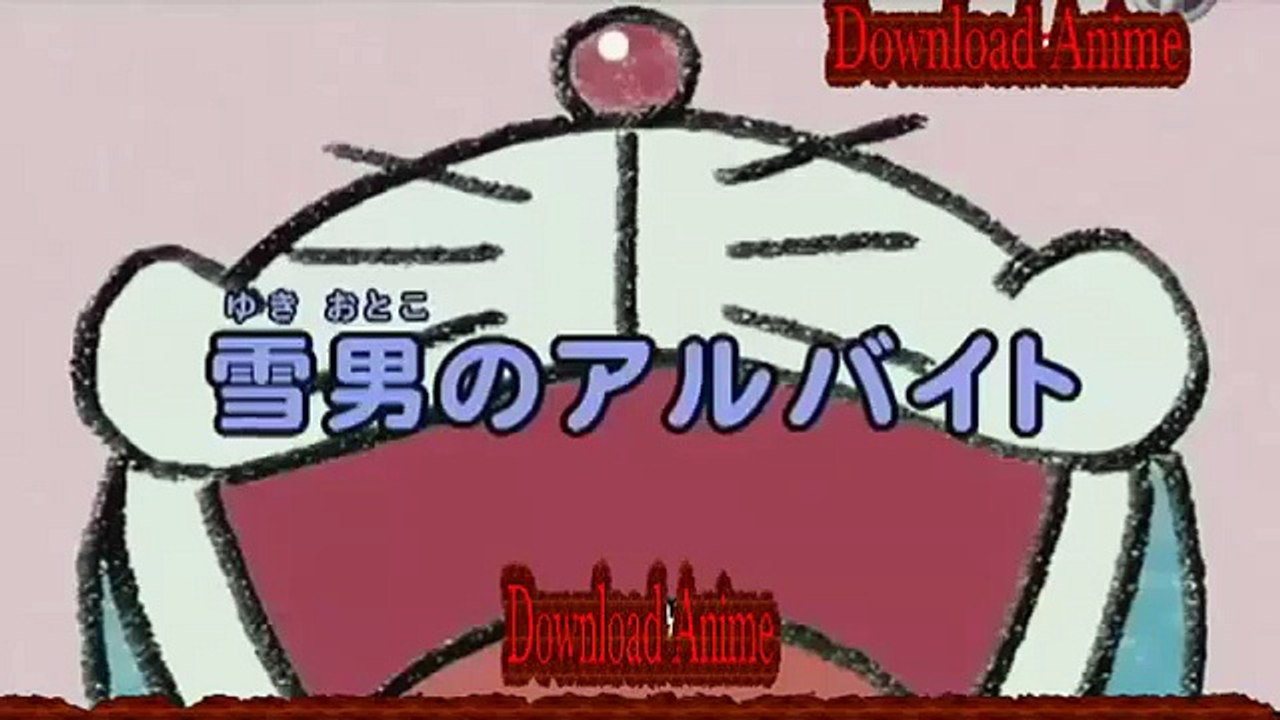 Doraemon Malay   Kerja Sampingan Orang Salji  Dub Malay